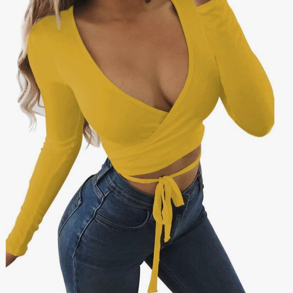 Tie up crop top